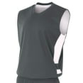 thumbnail image 2 of A4 Reversible Speedway Muscle For Men in Graphite/White N2349, 2 of 2