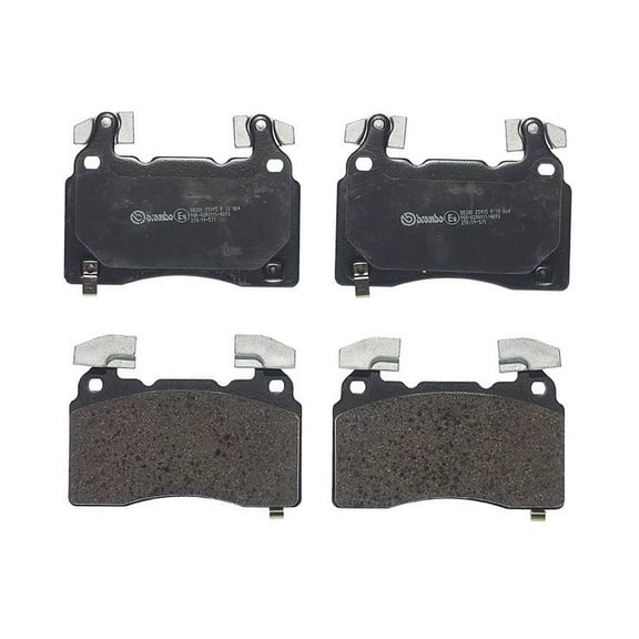Brembo OE Part Number P10064 Low-Met Front Brake Pads for Chevrolet Camaro, Corvette, and Tesla Model S