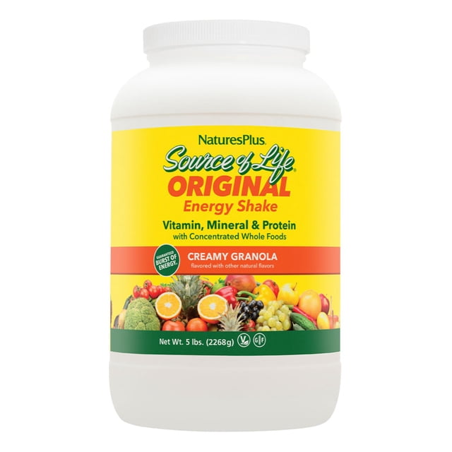 Energy Shake NaturesPlus Source of Life con sabor a granola de 2,27 kg