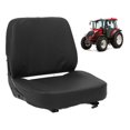 thumbnail image 1 of Tractor  With Double Slide Rails Fold Down Comfortable PVC Leather for Tractor Mower Skid Loader Telehandler Backhoe Excavator Dozer, 1 of 7