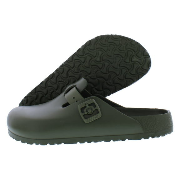 Birkenstock Boston EVA Unisex Shoes Size 9, Color: Khaki
