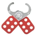 thumbnail image 4 of Cerraduras para colgar, cerrojo de bloqueo de mandíbula de 1 pulgada, cerrojo de bloqueo rojo, cerrojo de etiquetado de seguridad, ultra sensible, 4 of 8