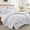 White, variant on Ameha 3-Piece Bedspread Washable Coverlet Set Modern Floral Embossed Quilt Soft Microfiber Adult King White
