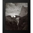 thumbnail image 2 of Dore, Gustave 12x14 Black Modern Framed Museum Art Print Titled - Satan Resting On The Mountain - from Miltons Paradise Lost, 2 of 5