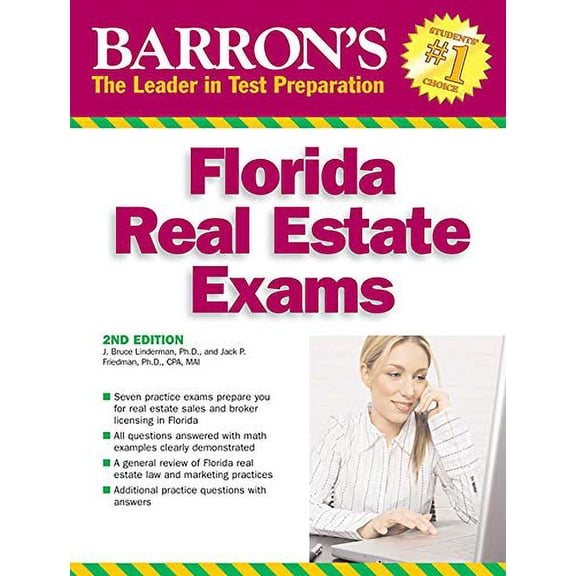 Pre-Owned Florida Real Estate Exams (Barron's Test Prep FL) Paperback
