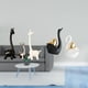 thumbnail image 2 of Estatua de ciervo alce,Estatua de jirafa de cerámica,adorno moderno para decoración del hogar,estatua de cisne,Estatuas y figuritas de cisne de cerámica modernas Esculturas,Escultura de, 2 of 8