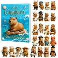 thumbnail image 3 of 2025 Capybara Advent Calendar, 24 Days Christmas Advent Countdown Calendar With 24 Pcs Capybara Ornaments, Daily Surprises, 2D Acrylic Capybaras Ornaments Christmas Decor, 3 of 8