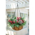 thumbnail image 5 of Flora Bunda Artificial Christmas Plant w/ Hanging Basket, 5 of 5
