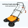 thumbnail image 4 of SM650 27.5" Manual Push Powered Floor Sweeper, Triple Brushes, Indoor and Outdoor, 4 of 6
