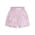 thumbnail image 3 of Haitryli Kids Girls Shiny Tulle Shorts Elastic Back Waistband Glossy Culottes for Birthday Party Stage Performance White 12, 3 of 5