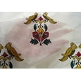 thumbnail image 4 of oneOone Cotton Silk Fabric Leaves|Bird & Floral Block Printed Craft Fabric BTY 42 Inch Wide, 4 of 4