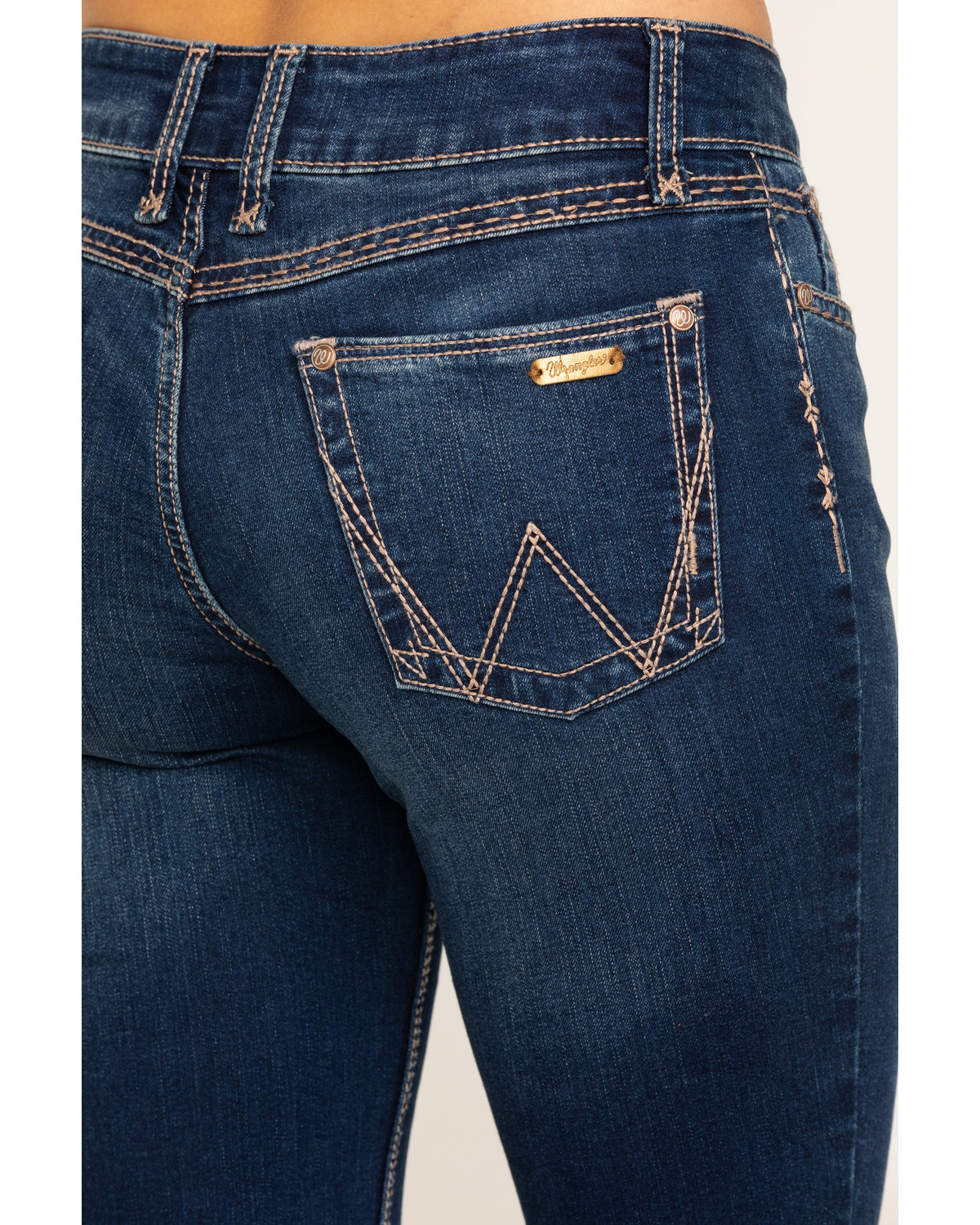 Wrangler Women's Dark Wash Retro Mae Jeans Indigo 9W x 34L - image 5 of 7