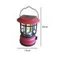 thumbnail image 2 of Solar LED Camping Lantern, Bright Portable Survival Lanterns,Multifunctional retro camp lamp - Large, 2 of 5