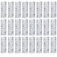 thumbnail image 1 of Paquete de 24 almohadillas desechables para fregona multisuperficie, repuestos de almohadillas para fregar para limpieza de pisos, 1 of 5