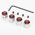 thumbnail image 1 of Car Skull Logo Anit-theft Metal Wheel Tire Valve Cap Tyre Dust Caps For Different Skull Style 40pcs = 10 Sets, 1 of 5