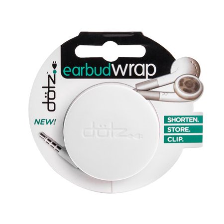 UPC 846993503735 product image for Dotz Earbud Wrap for Cord and Cable Management, White (EBW33M-CW) | upcitemdb.com