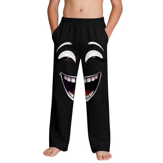Pantalons pour Enfants Filles pour Femmes Pantalons de Plage Décontractés avec Poches 100 % Polyester