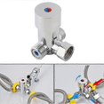 thumbnail image 3 of G1/2 Hot-Water Cold Water Valve, Mixing Valve Thermostatic Mixing Valve, Bathroom Water Temperature Control for Automatic Bath Faucet, 3 of 5