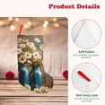 thumbnail image 4 of Salouo Rustic Daisy Mason Jars Print Christmas Decorations Stockings 1 Pack 18'' Xmas Stockings Holiday Stocking Personalized Farmhouse Decor for Home Family Party Tree, 4 of 7