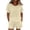 Beige, variant on Womens Plus Size Short Sets Casual Cotton Linen Crew Neck Top and Shorts Matching Outfits with PocketsGreen2XL