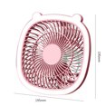 thumbnail image 3 of Ventilador Para Colgar En La Mesa Ventilador de techo, ventilador de refrigeración para mesa de casa, aire acondicionado pequeño para acampar al aire libre (rosa) Likrtyny Libre de BPA, 3 of 6