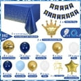 thumbnail image 2 of YANSION Birthday Decorations Navy Blue Gold Balloon Birthday Party Decorations, Happy Birthday Banner, Happy Birthday Garland Balloons Navy Blue Gold Decor for Birthday Anniversary Party Decorations, 2 of 6