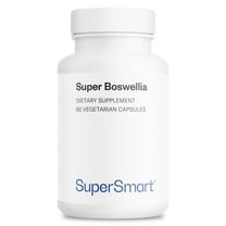 SuperSmart Super Boswellia Extract 100mg per Day (Patented & High Strength) - ApresFlex Boswellia Serrata Supplement - 20% AKBA | Non-GMO & Gluten Free - 60 Vegetarian Capsules