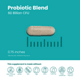 thumbnail image 3 of Sanar Naturals Probiotic 60 Billion CFU, with Prebiotic - Supports Immune, Digestive, & Gut Health - Probiotics for Women and Men - Vegan, Non-GMO, Gluten Free, 120 CT, 3 of 6