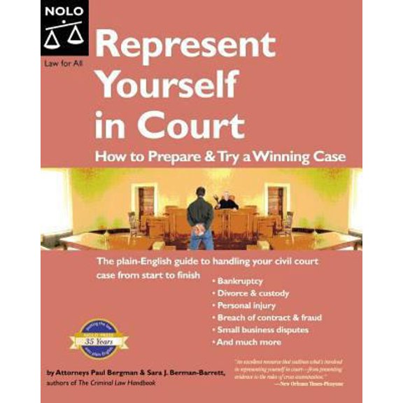 Pre-Owned Represent Yourself In Court: How to Prepare & Try a Winning Case Paperback