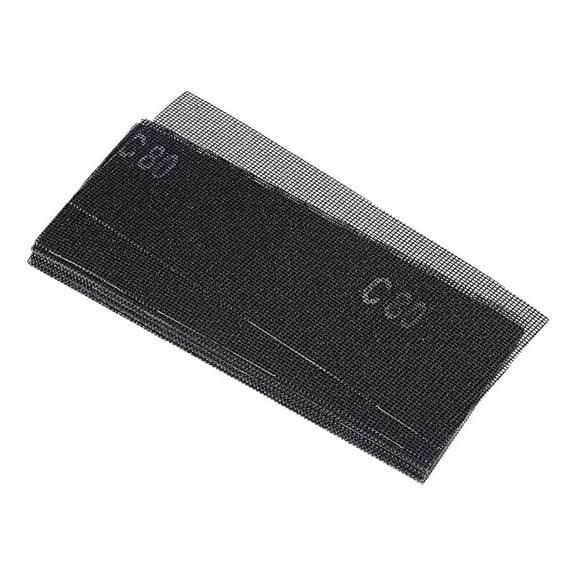 12 pcs Mesh Sanding Sheets 80 Grits 4.5 inch x 11 inch Mesh Sandpaper Pad for Wood Wall Repair Dust-Free Wet/Dry Polish Drywall Sanding Screen