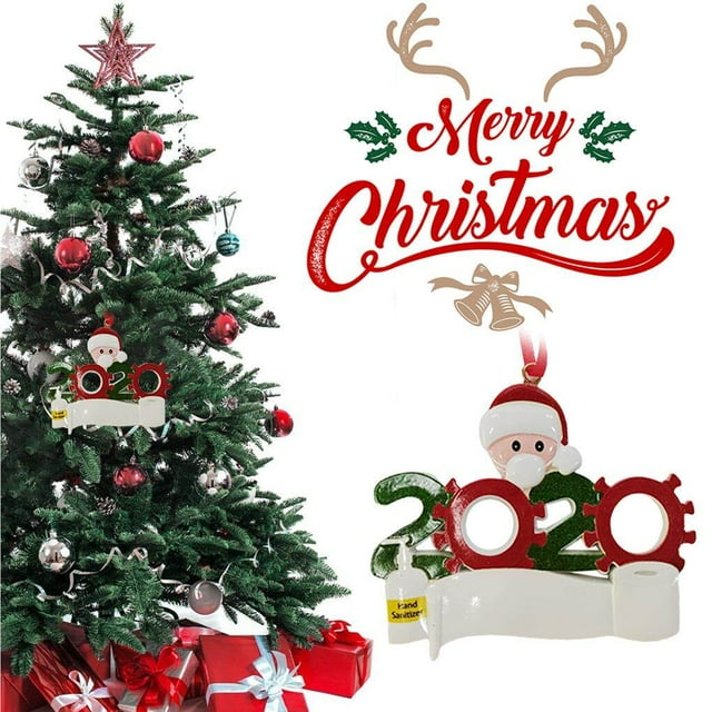 fastboy 2020 Personalized Name Christmas Tree Ornament Survivor Family Decorative Hanging Pendant