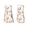 thumbnail image 7 of Naloa colorful easter eggs Print Women's Summer Spring Casual Beach Sundress,Vacation Sleeveless Tank Crewneck Loose Dresses, 7 of 7