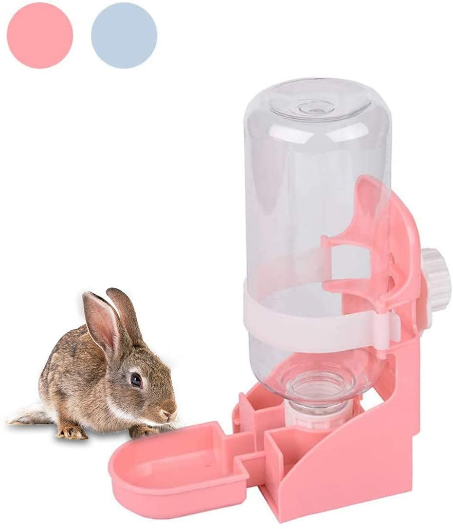 Rabbit Water Bottle, 17oz Hanging Water Fountain Automatic Dispenser No