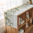 thumbnail image 6 of Table Runners 72 Inches Long Dress Scarves, Green Farmhouse Kitchen/Dining Table Runner, Coffee Tablerunners, Eucalyptus Leaves 14x72 Inch, 6 of 9