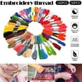 thumbnail image 3 of Hilos De Punto De Cruz Multicolor, Ovillos De Costura De Algodón, Hilo De Bordar, Kit De Madejas, Herramienta De Costura Artesanal Diy Kearding HA023784-00, 3 of 7