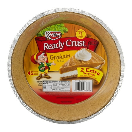 Keebler Ready Crust 10 Inch Graham Pie Crust, 9 oz
