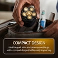 thumbnail image 6 of Cutting Edge Magnetic Blades Head Shaver, Rechargeable 6D Rotary Electric Shaver with Titanium Coated Blades, LCD Display & Travel Lock, 6 of 10
