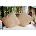 thumbnail image 4 of 20" x 20" Simply Daisy Lifeflor Diamond Polyester Indoor/Outdoor Pillow, Basswood Brown Qty 1, 4 of 5