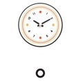 thumbnail image 1 of Reloj de pared de arte minimalista sin molestias for el hogar, reloj de pared de moda for sala de estar, adecuado for sala de estar, estudio, oficina., 1 of 7