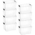 thumbnail image 1 of Superio Clear Storage Bins with Lids, 20 Quart BPA Free Plastic Containers, Transparent Boxes for Organizing, Stackable Crates, Organizer Totes for Home, Office, School, and Dorm, 1 of 8