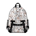 thumbnail image 3 of Math Equations Science Icons White Pattern Backpack for School,Cute School Bag,Schoolbag with Adjustable Shoulder Straps & Padded Back,15.25"x11.5"x5.25", 3 of 5