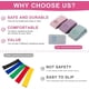 thumbnail image 5 of Fabric Resistance Bands for Women, Resistance Bands Set for Workout Hip Glute, Multiple Different Strength Levels - Ideal for Home, Gym, Yoga, Trainin, 5 of 5