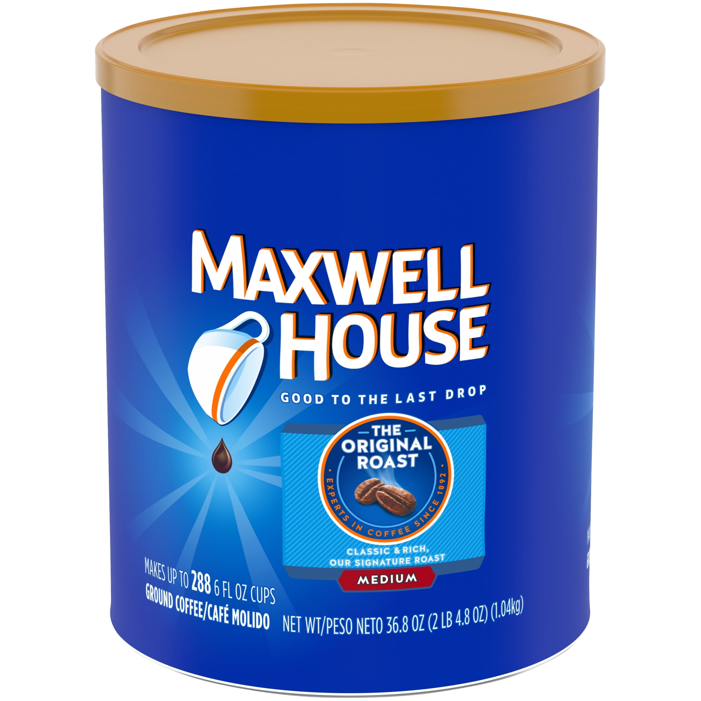 Maxwell House Max House Reg. Coffee 34.5 Oz - 270 Cups