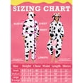 thumbnail image 6 of Cow Onesie Adults Unisex Animal Pajama Polyester One-Piece Sleepwear for Women and Men X-Large, 6 of 6