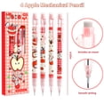 thumbnail image 6 of Red Cute Cat Stationery Set Cat Supplies Including Sticky Notes,Mechanical Pencils,Eraser,Notebook,Stickers etc Kawaii Birthday Gifts Classroom Rewards, 6 of 7
