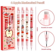 Red Cute Cat Stationery Set Cat Supplies Including Sticky Notes,Mechanical Pencils,Eraser,Notebook,Stickers etc Kawaii Birthday Gifts Classroom Rewards
