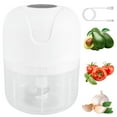 thumbnail image 2 of 250 ML Electric Garlic Mincer USB Charging Garlic Chopper Mini Food Processor with Stainless Steel Blade Durable Garlic Masher Food Chopper Kitchen Tool for Meat Vegetable Baby Food, 2 of 7