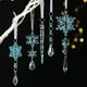 thumbnail image 1 of 5 colgantes coloridos de barra de hielo para árbol de Navidad | Adornos de copos de nieve simulados | Adornos colgantes ligeros con cordones | Ideales para árboles, puertas, ventanas, techos y, 1 of 7
