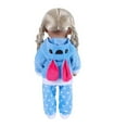 thumbnail image 6 of AmaMary Reborn Doll Clothes Set Light Blue Dog-Style Hoodie and Pants 3 Piece Soft Cotton Outfit 16-18 Inch, 6 of 6