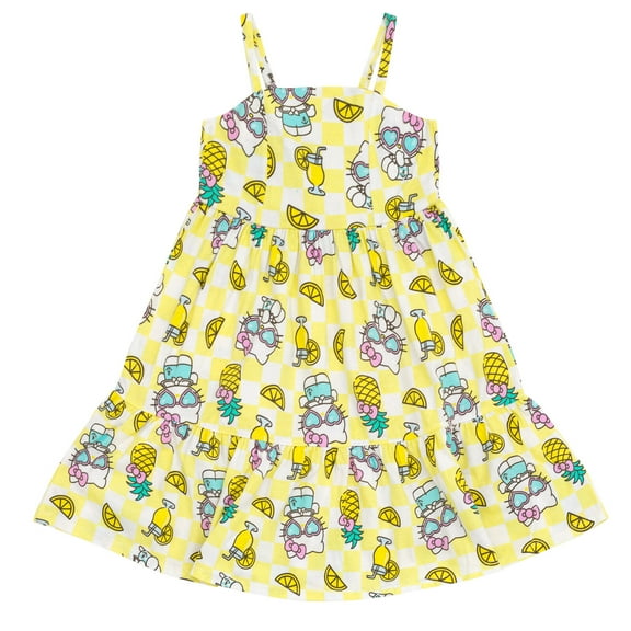 Hello Kitty Square Neck Smocked Cami Dress Toddler to Big Kid